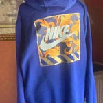 Nike Mens  Sportswear Pullover Hoodie Sweatshirt Royal Blue Size Large Photo 8
