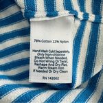 Sail To Sable STS  Preppy Striped Nautical Knit Dress Blue White Coral Size XL Photo 7