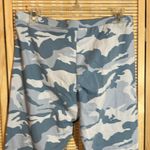 Adidas  Shades of Blue Camo Camoflage Athletic Leggings Tights Large NWT Photo 8