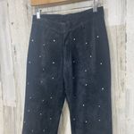 wilson's leather  Maxima Suede Rhinestone Flare Pants size 4 Western Rocker Bling Photo 1