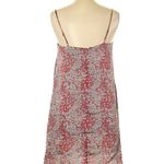 Naked Zebra Animal Print Red Satin Dress Photo 3