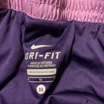 Nike  Dri-Fit Purple Shorts; medium women’s Photo 4
