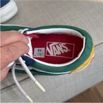 Vans  Blue and Green Skate Sneakers with Suede Canvas Photo 6