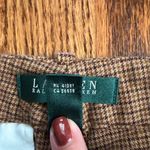 Ralph Lauren Lauren Pants Size 8 Petite Tan/Brown Hounds-tooth Stretch Ankle Photo 3