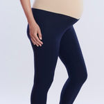 Motherhood  Essential Stretch Secret Fit Belly® Maternity Leggings Size Large NWT Photo 0