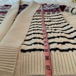 Talbots Cabincore Plus FairIsle Shawl Cardigan Sweater Nordic Stripe Knit Size X Photo 15