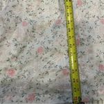 Vintage 80s Appel nightgown cottagecore floral embroidered full length satin Size M Photo 7