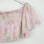 Hatch Maternity Florence Bandeau Top Pink Size XL Purple Photo 9