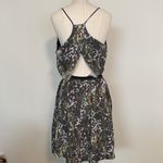 Lululemon City Summer Dress in Floral Sport White Multi / Narrow Court Stripe Black White Photo 8