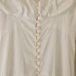 Cult Gaia Mina Dress Cream Ivory White Button Down Front Small Photo 10