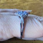 Natural Tanzanite Sterling Silver Ring Size 9.75 Photo 2