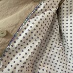 Juicy Couture Tan Ruffled Pea Coat Womens S Jacket Coquette Y2K Utility Full Zip Photo 8