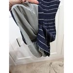 Talbots  Women's 10P Navy & White‎ Striped Sleeveless Dress w/ Red Belt Photo 5