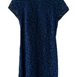 Club Monaco Blue Lace Mini Dress Size 0 Photo 0