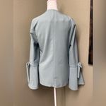 potter's pot Potter’s pot cyan open front tie bell sleeve blazer Photo 1