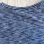 Lululemon  Heathered Blue Short Sleeve Tee Size 10 Photo 4