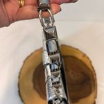 ALDO  Scylla Synthetic Medium Silver Tone Shoulder Bag Chain Strap & Serpentine Photo 6