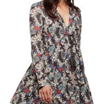 Free People  Stealing Fire Long Sleeve Boho Peasant Dress Size XS Photo 0