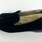 Birdies  The Starling Velvet Flat Loafer Size 7.5 Black Slip On Classic Timeless Photo 0