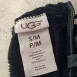 UGG 🩵🩵 QUILTED LINED GLOVES SIDE ZIP CLOSURE W/BLACK LEATHER PALMS WOMENS S/M Photo 8