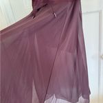 Halara NWT  High Waisted Drawstring Contrast Mesh 2-in-1 Pocket Flowy Midi Skirt Photo 4