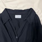 Modern Citizen  Taylor Shirt Midi Dress Black Cotton Twist Front Size Large Photo 7