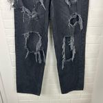 BDG  Urban Outfitters Black Distressed Baggy Boyfriend Jeans Size 28 Photo 5