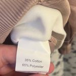 RomWe NWT Woman's Khaki Crew Neck White Trim Sweatshirt Size undefined Photo 5