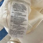 Madewell 9 Mid Rise Skinny Jeans in White Stepped with Button Fly, Size 28 Photo 9