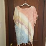 Surf Gypsy  Tie Dye Tassel Swim Coverup Photo 2