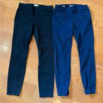 Loft Skinny Ankle Pants Lot – Black & Navy – Size 2 – Work Office Modern Classic Photo 0