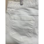 Ann Taylor LOFT Modern White Denim Frayed Hem Shorts Size 6 Photo 5