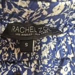 Rachel Zoe Tiered Floral Midi Skirt Blue White Women's Size Small Photo 2