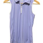 Slazenger Top Women's Purple 1/4 Zip Sleeveless Golf Polo Size Small Photo 0