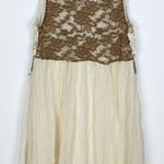 Ryu Dress size Medium Lace Back Crochet Sequin Tulle Swiss Dot Cottagecore Photo 1