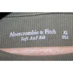Abercrombie & Fitch Womens Soft AF Ribbed Green Cotton Cropped Tank Top Size XL Photo 2