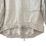 NAP Loungewear Gray Mock Neck Sweatshirt Pullover Pocket Drawstring Women's Top Photo 1