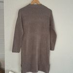 Raga NEW  Taupe Fringed Long Sweater Dress Western Cowgirl Long Sleeve Tunic Photo 5