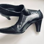 Liz Claiborne  90s Ankle Booties Black Leather Shoe Size 7 Photo 9