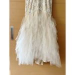 COLORS Ivory Gown Mermaid Mesh Embellished Sleeveless Evening Wedding Dress 14 Photo 5