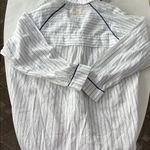 Free People  Intimately - Day To Day Sleep Striped Oversized Button Down Shirt XS Photo 5