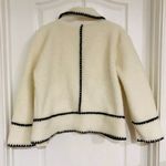 Commense Women's Embroidered Trim Fleece Kimono Jacket White Size Small‎ NWT Photo 8