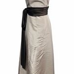 Bill Levkoff Strapless Formal Gown Champagne Brown Prom Evening Dress Women's 14 Photo 1