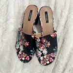 Kensie  Size 10 Women's Black Floral Helina Slide Sandal Photo 3
