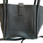 TMRW Studio Navy Mini Pebbled Leather Tote Photo 6