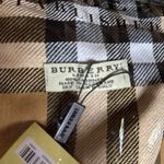 Burberry NWT  Check 100% Cashmere Scarf Tan Beetroot Photo 7