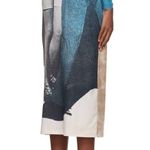 ELLISS Handsy Ankle Skirt Multicolor Double Pattern Soze Medium NWT Brand New Blue Photo 3