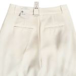 White House | Black Market Pleated Wide Leg Pants Ecru size 0 NWT Photo 2