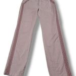 Garnet Hill Pants Size 8 W34" x L32" Casual Chino Pants Straight Leg Embroidered Embroidery Photo 0
