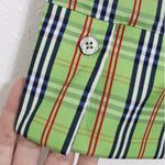 Gretchen Scott Breezy Blouson Sunshine Plaid Green Dress Size Small Photo 9